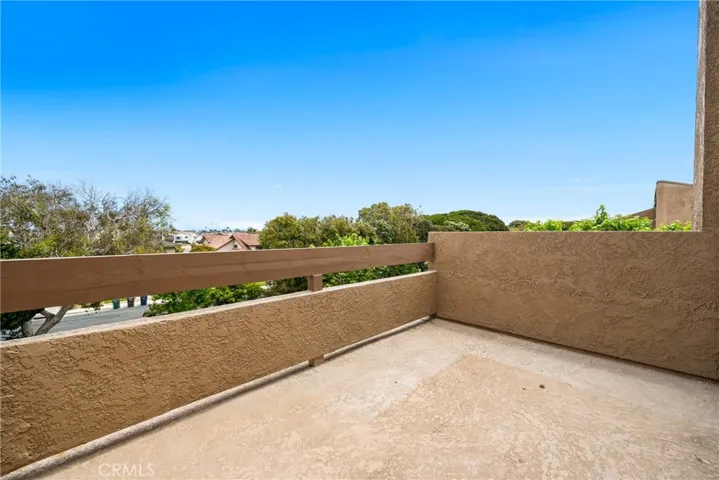 Spacious 3rd level balcony!
