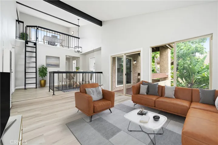 Family room virtually staged!
