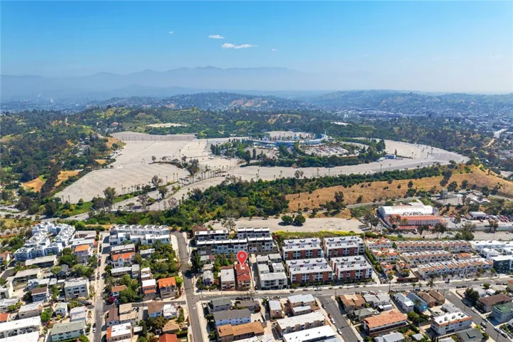 Dogers Stadiums near back of subject property