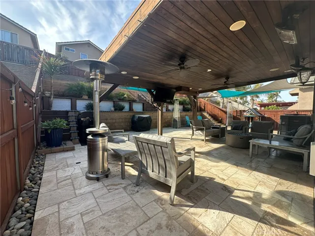 BACK YARD  TRAVERINE