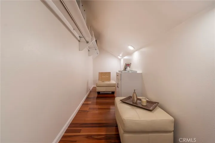 Extra primary suite walk-in closet.