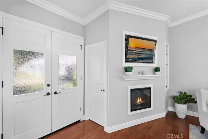FIREPLACE & ENTERTAINMENT CENTER WITH STORAGE