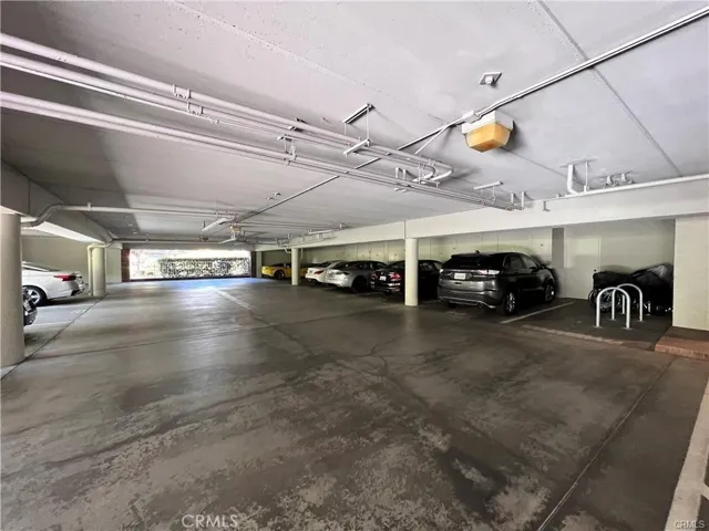 2 large spaces in the garage below with extra storage.