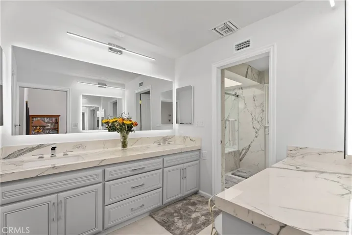 Newly remodeled Primary bath