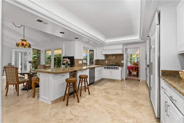 With high-end appliances