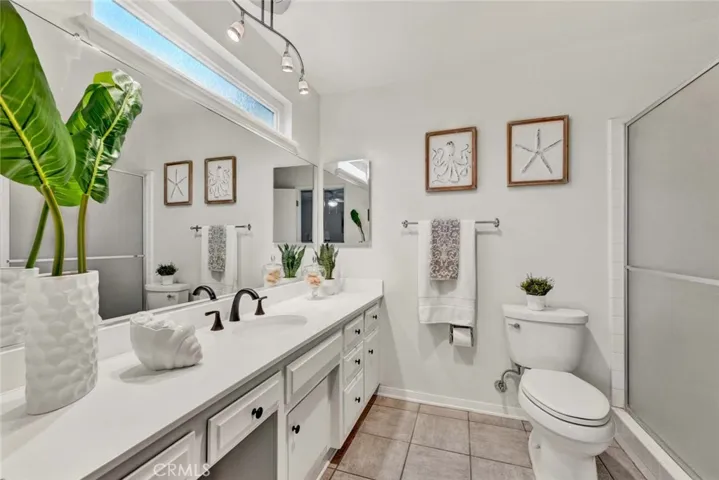 Large Downstairs Master Bathroom With Stand Up Shower