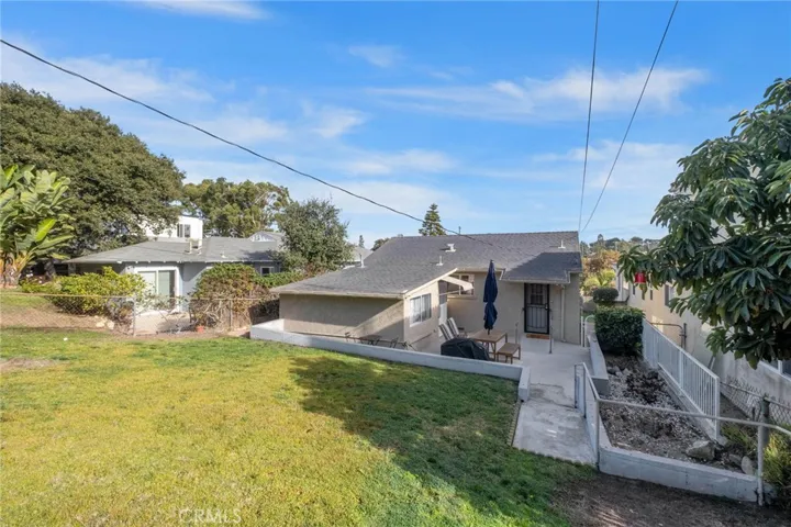 Unpermitted Addition in the back of the home to the Left.