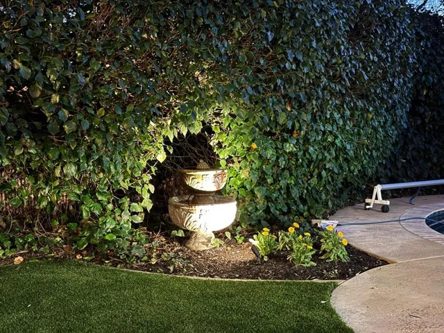 Fountain at night