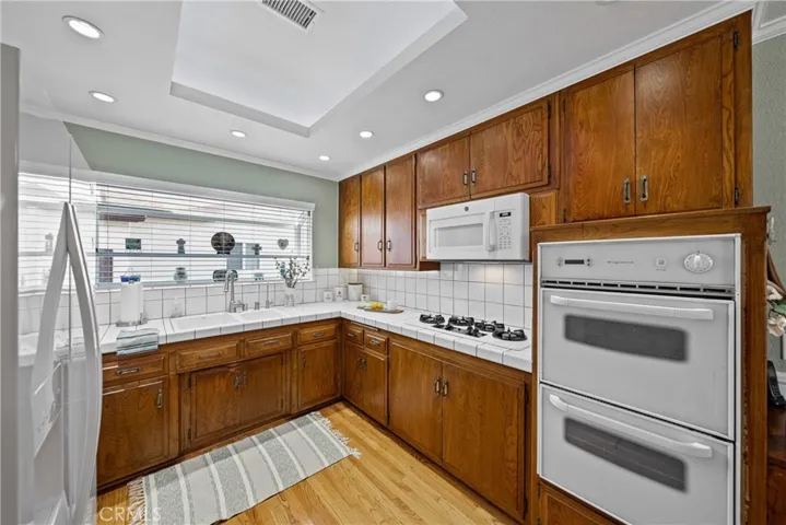 Plenty of cabinets and counter space