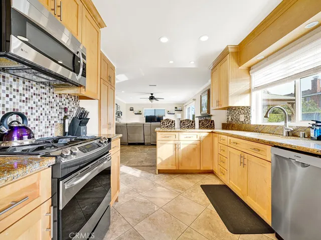 Kitchen Open to the Family room