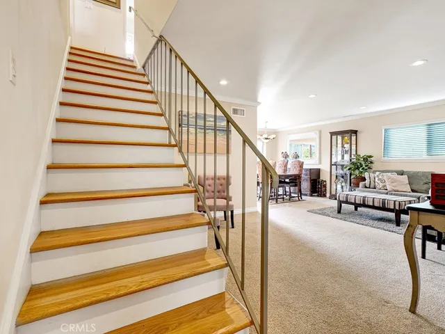 Stairs with Oak Flooring