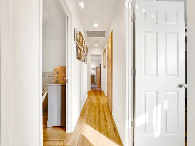 Upstairs Hallway with Oak Floors