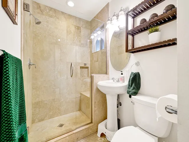 Downstairs Bathroom with Walk-In Shower