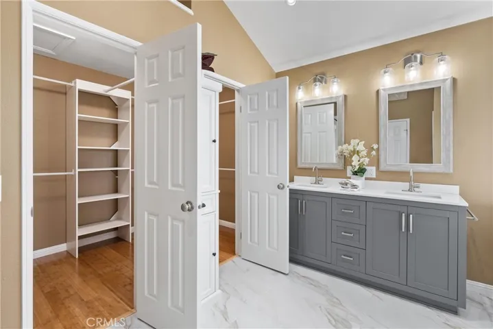 Large closet off primary bathroom