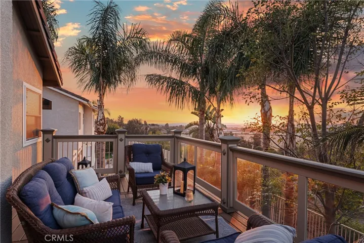 Enjoy glorious sunsets from your deck