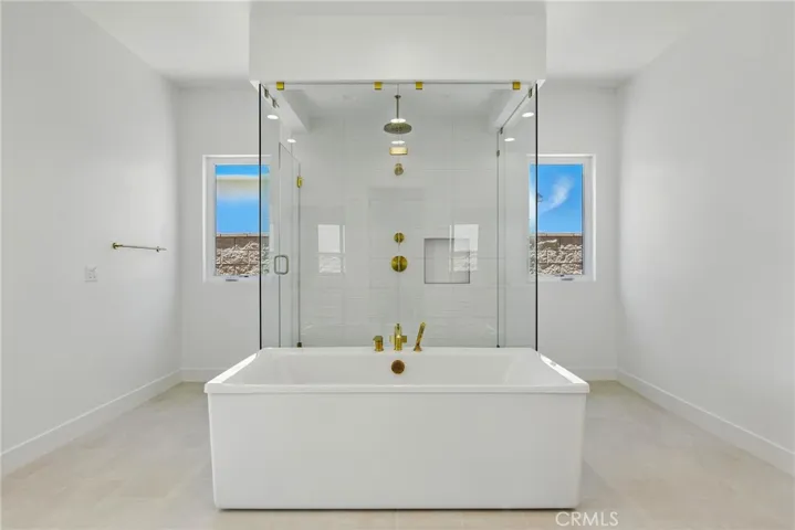 Primary Bathroom: Silverado Modern Farmhouse - Ridge Collection at Bella Vista - Photo of Homesite 66.