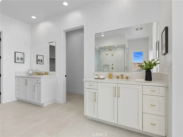Primary Bathroom: Silverado Modern Farmhouse - Ridge Collection at Bella Vista - Photo of Homesite 66.