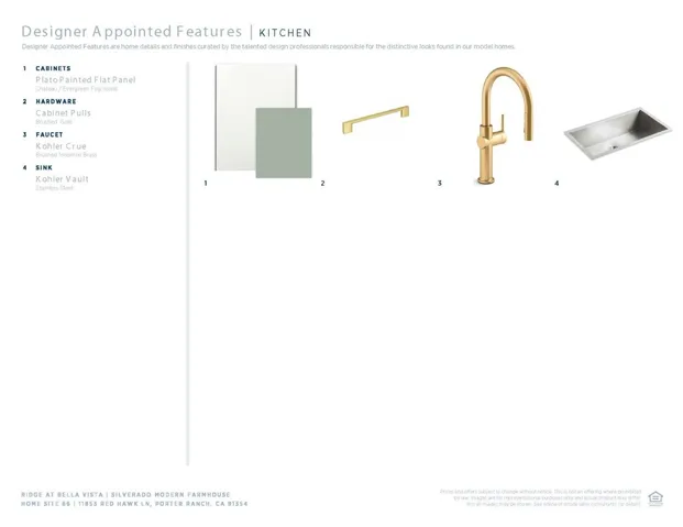 Silverado HS 66 - Ridge Collection at Bella Vista
Designer Appointed Features / Interior Selections