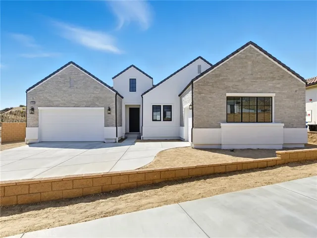 Front Elevation: Silverado Modern Farmhouse - Ridge Collection at Bella Vista - Photo of Homesite 66.