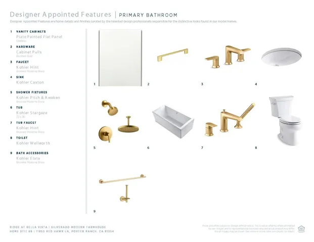 Silverado HS 66 - Ridge Collection at Bella Vista
Designer Appointed Features / Interior Selections