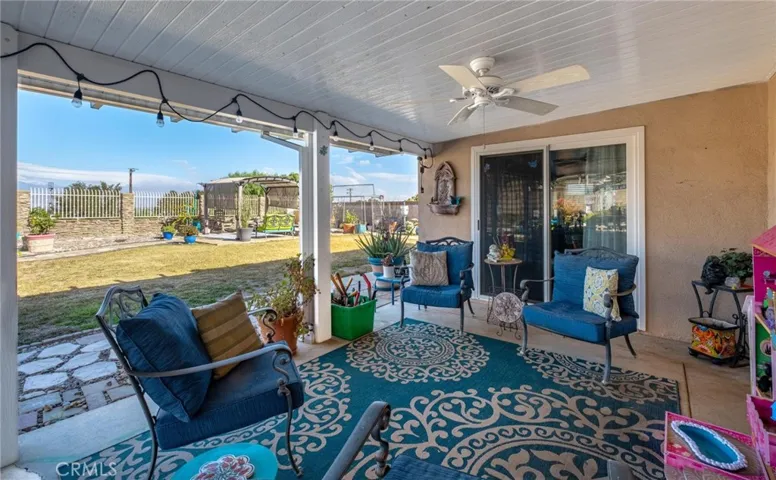 Covered patio