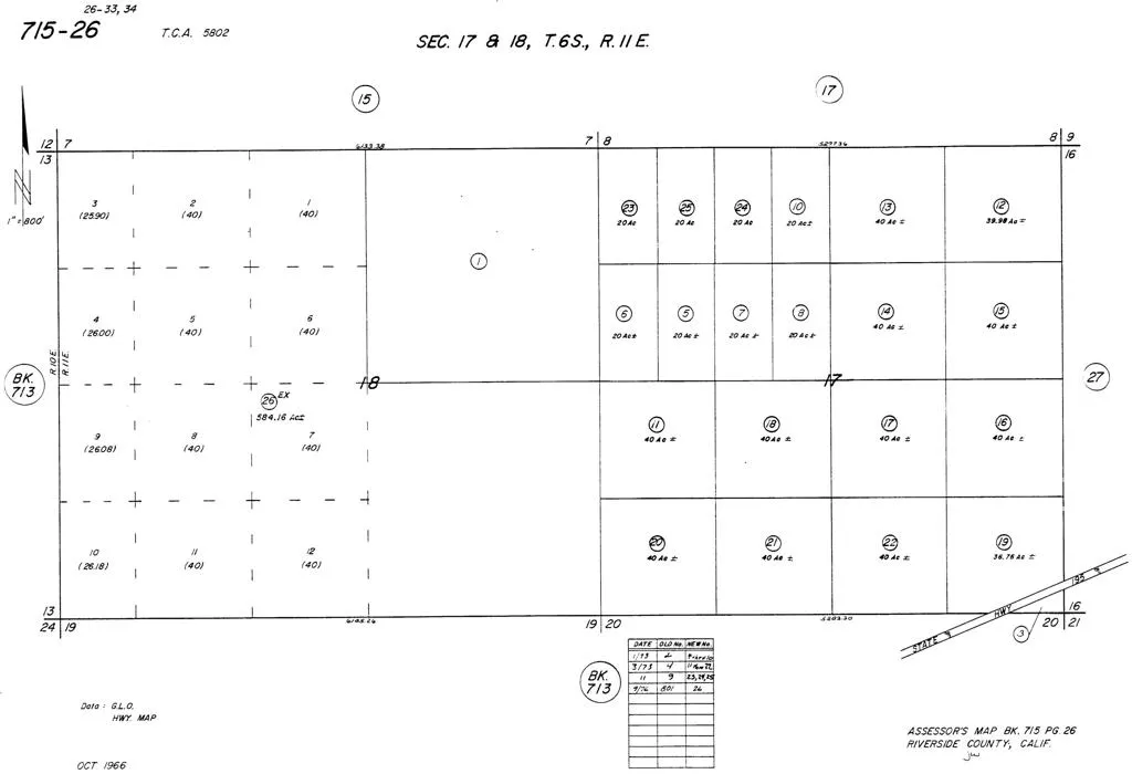 20 ac Box Canyon Rd_Assessor Map