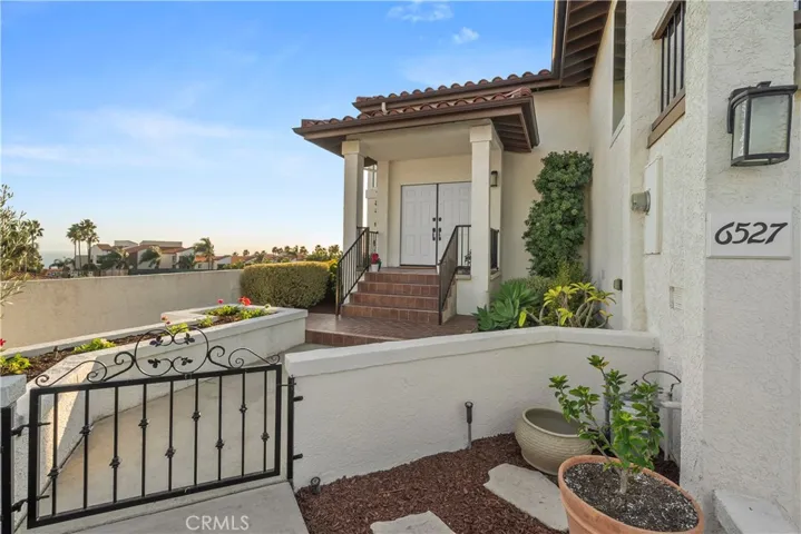 Private Front Entry and an end unit with an extra back balcony to take in the views.
