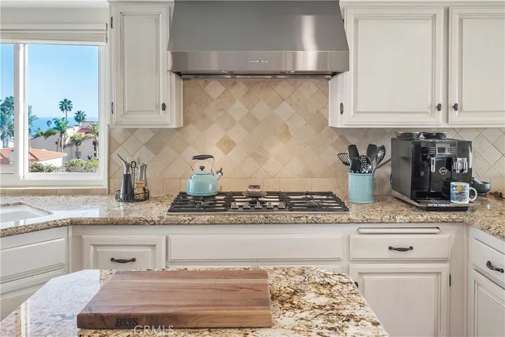 Incredible Views from the Kitchen sink! Gas Cooktop and Lighted Stove Vent.
