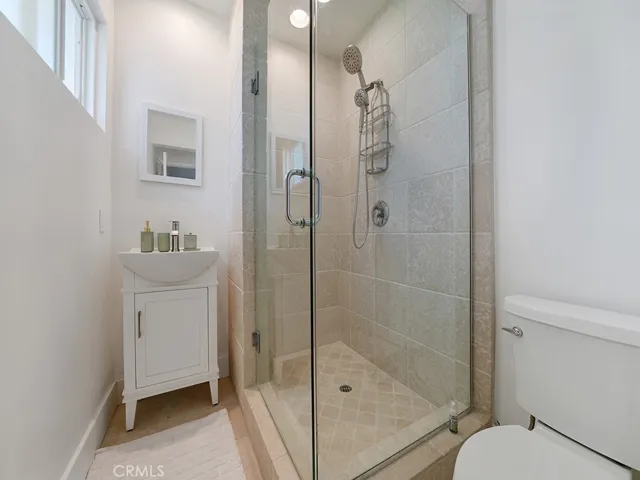 On suite bath.