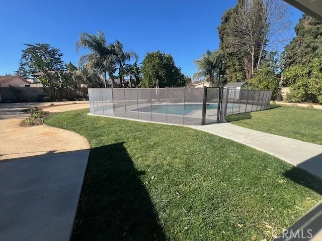 huge backyard