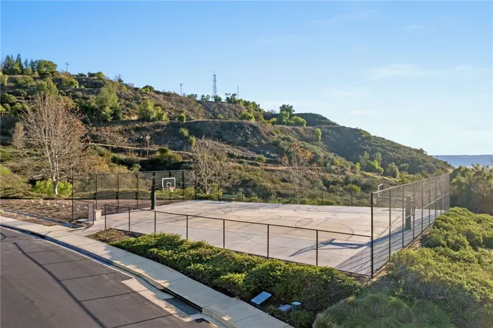 Basketball court on the west side of Greer Ranch

