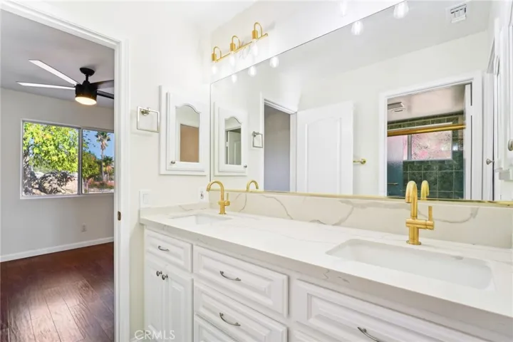 Jack and Jill bathroom downstairs