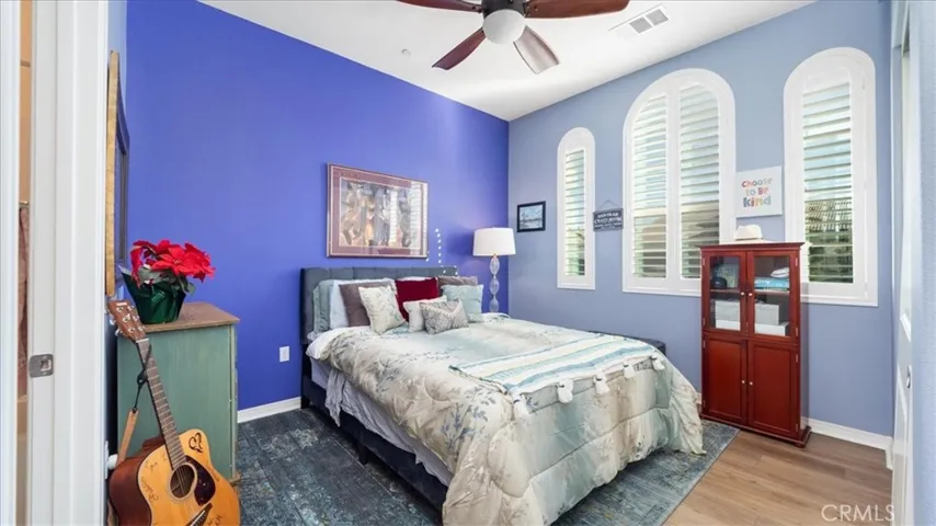 Second bedroom w/custom shutters