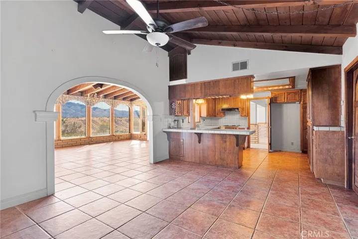 Formal dining/den room off the kitchen