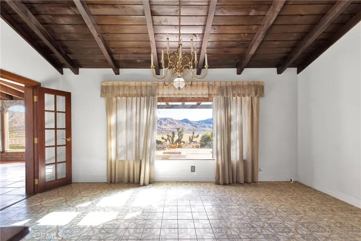 View upon entry
