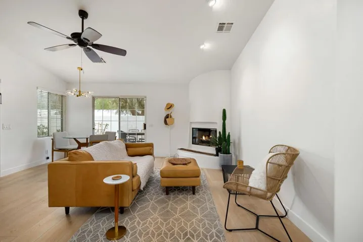 Living Room and Fireplace