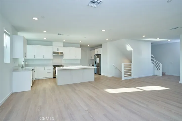 Great room, generous wide open space for living & dining