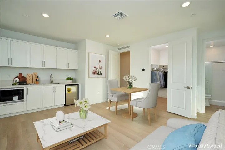 Studio unit on 1st floor can be a traditional bedroom, guest space, in law suite, or work from home!