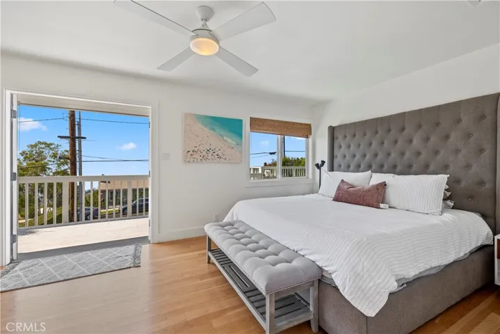 Primary bedroom with ocean views