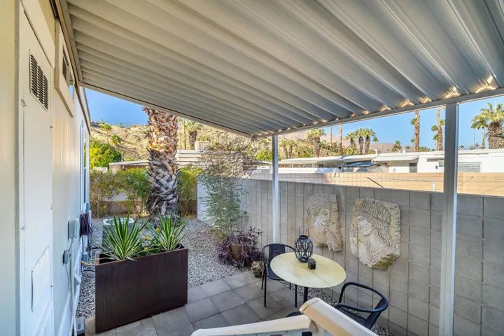 Back yard area