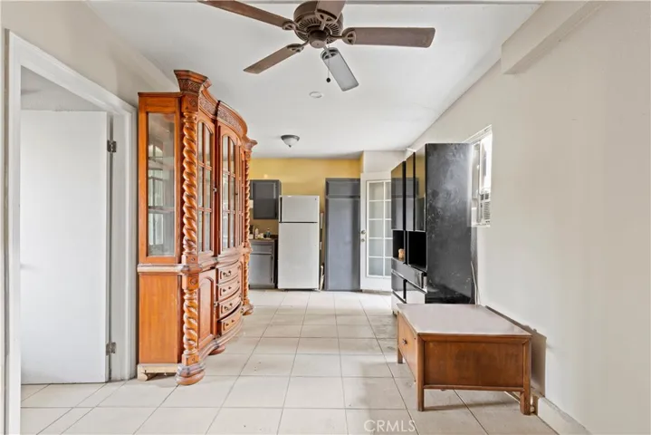 Converted garage ADU living area
