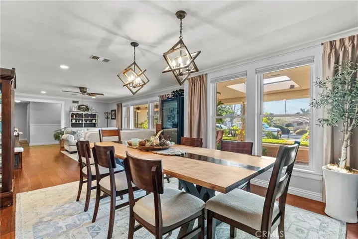 Formal Dining Room & Living Room