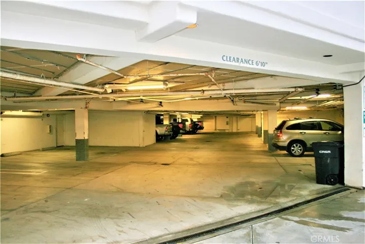 Subterranean parking garage with 2 designated spaces