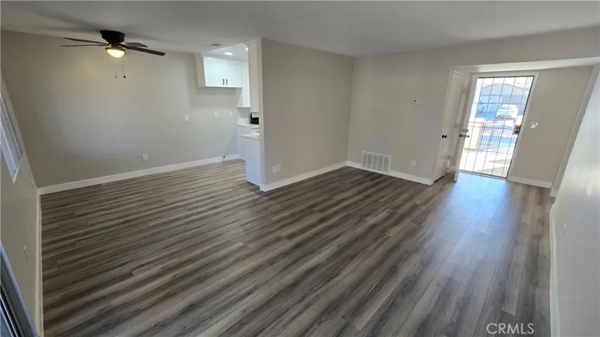 Living room and breakfast nook