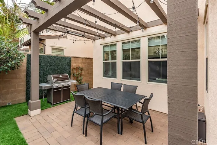 Private patio