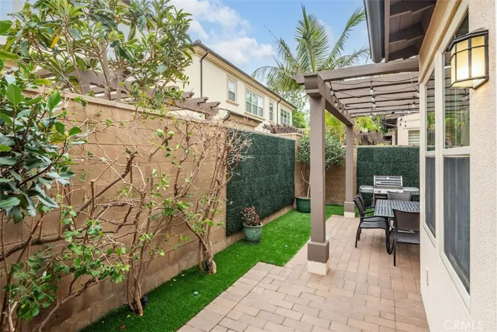 Private patio