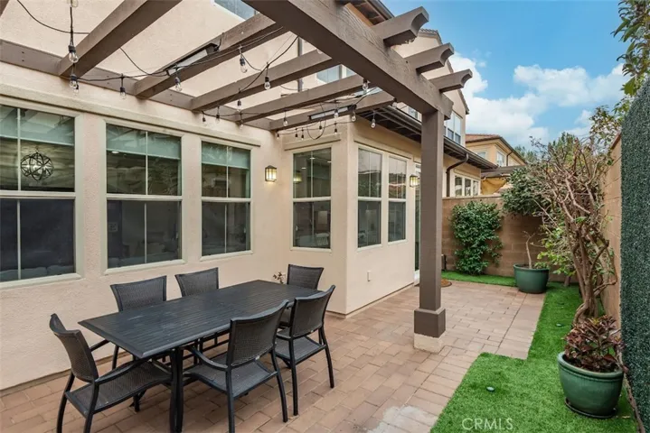 Private patio