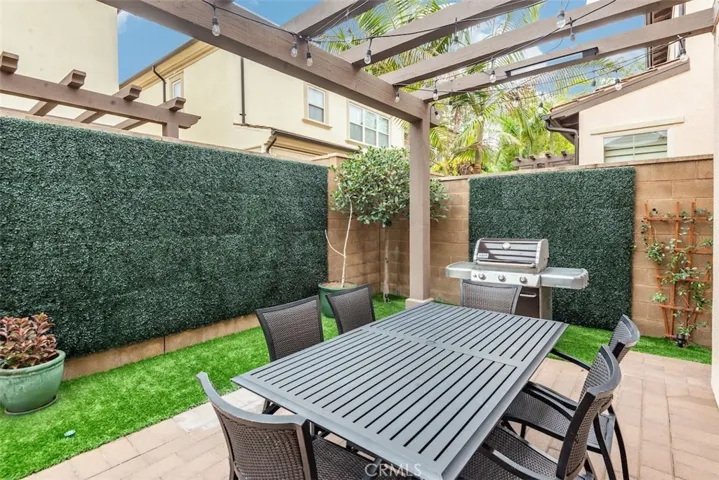 Private patio
