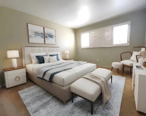 Virtual Representation of Master Bedroom