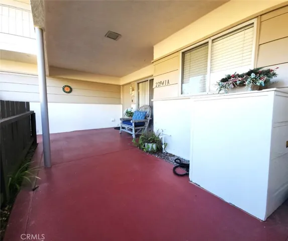 Front Patio Opposite Angle